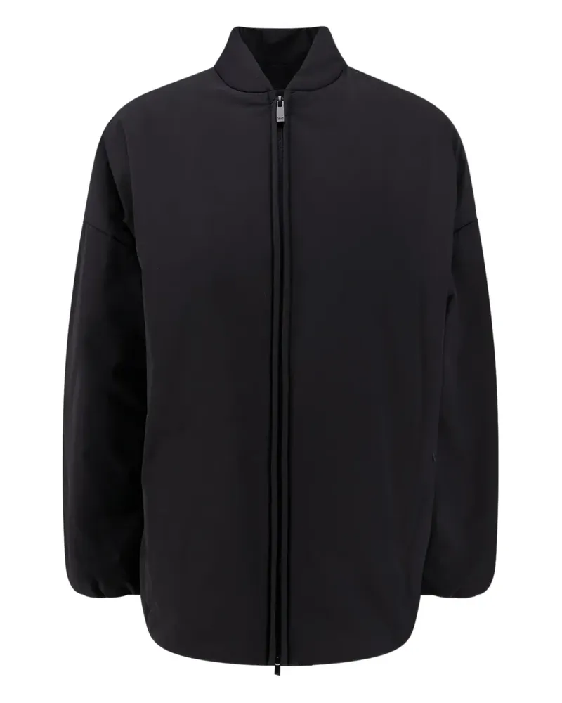 Hevò zip padded jacket - Schwarz Schwarz