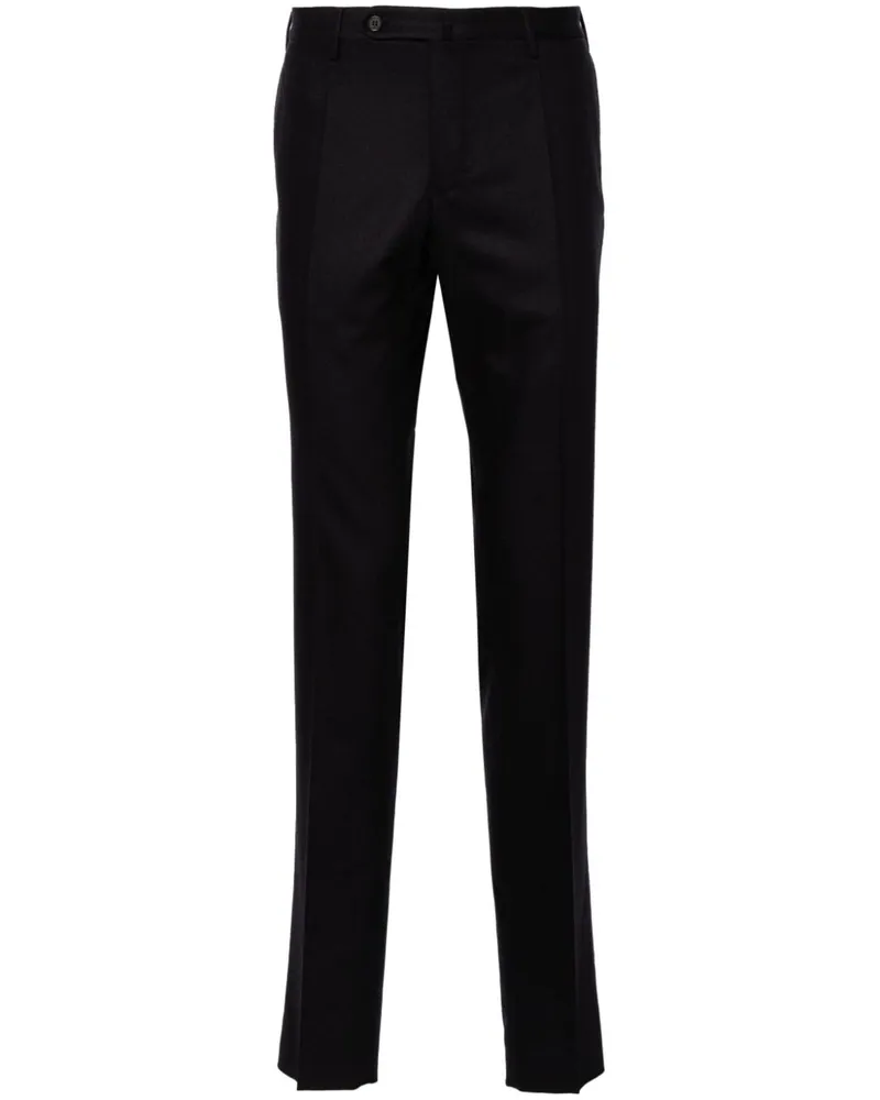 Incotex Klassische Hose mit Bügelfalten - Blau Blau