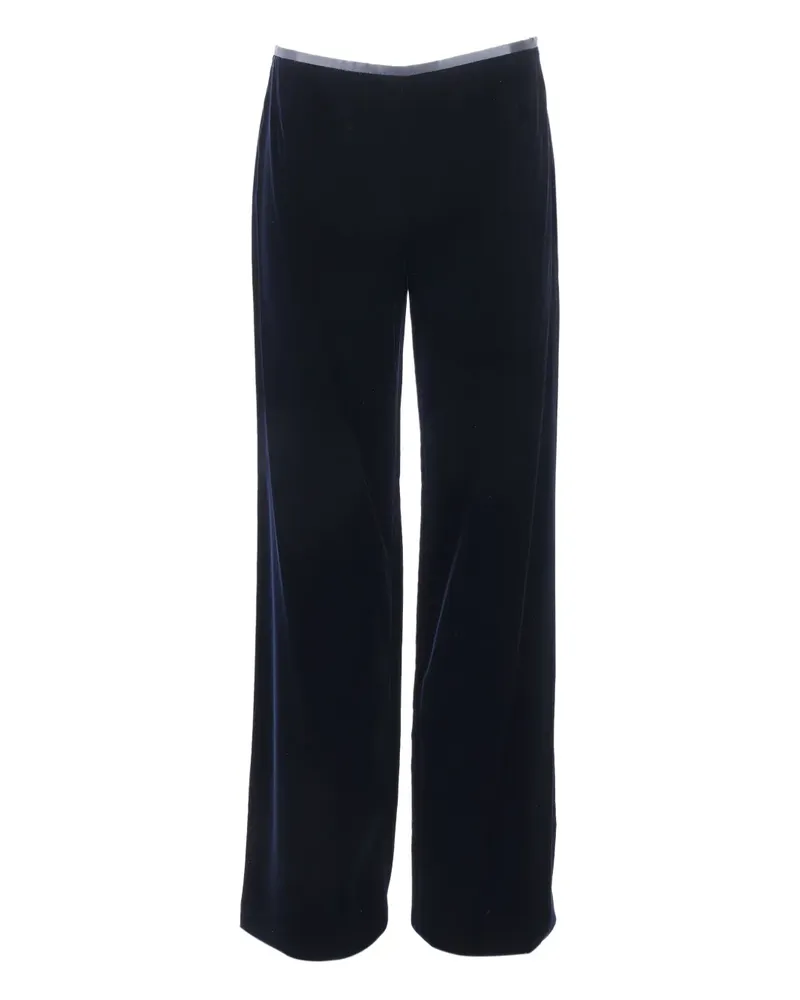 Emporio Armani Hose aus Samt - Blau Blau