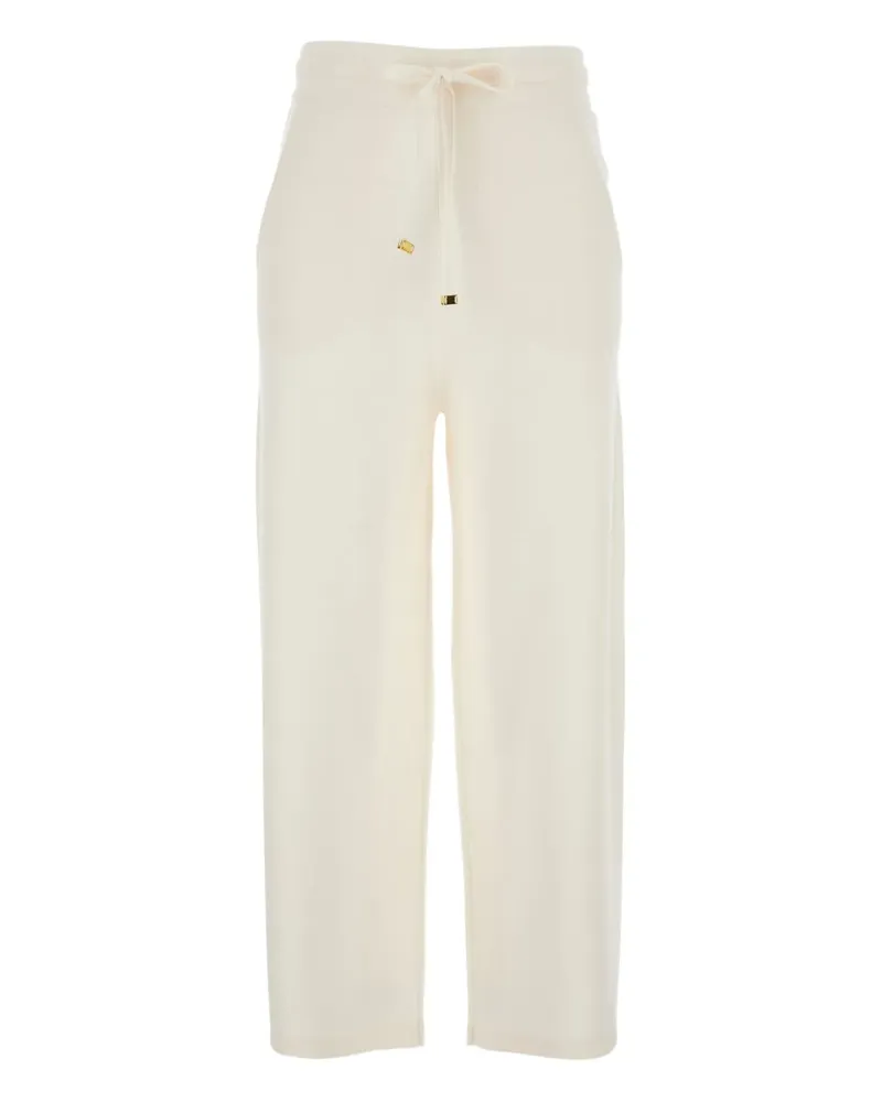 Elisabetta Franchi Hose mit Kordelzug - Nude Nude
