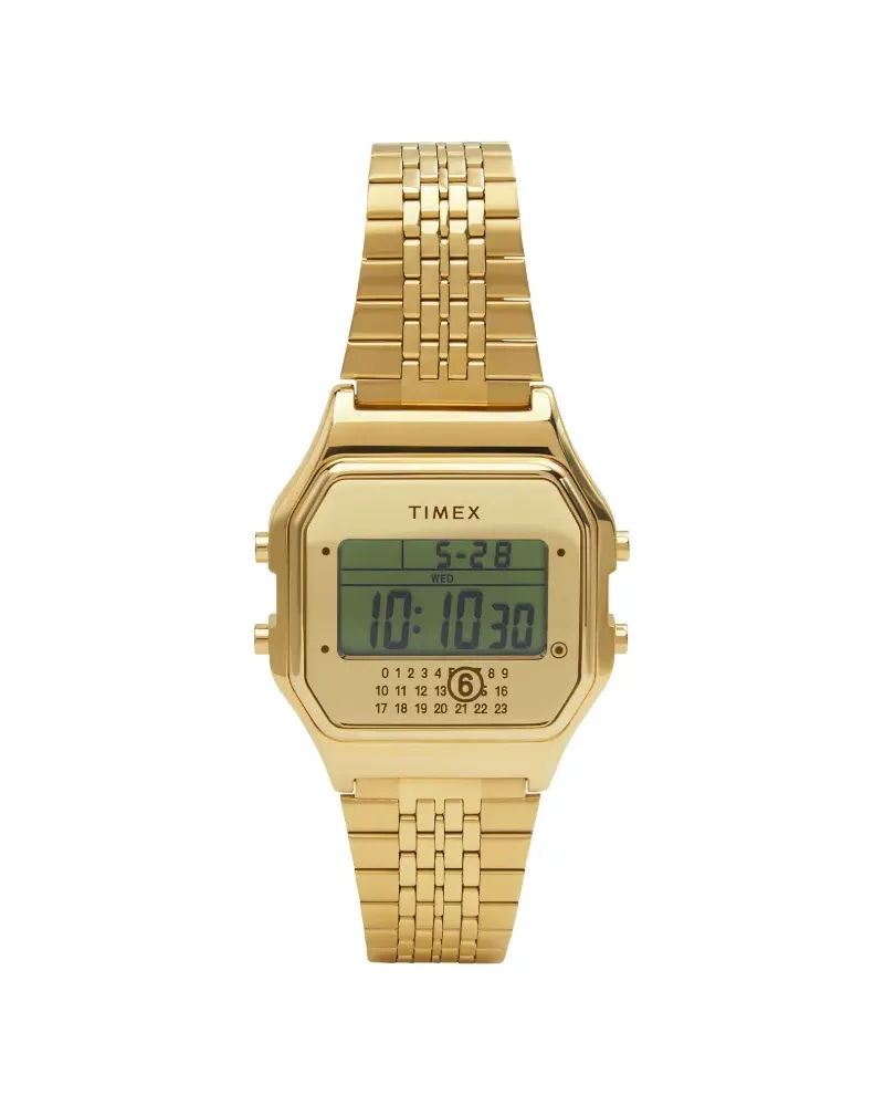 Maison Margiela gold digital 40mm watch Gold