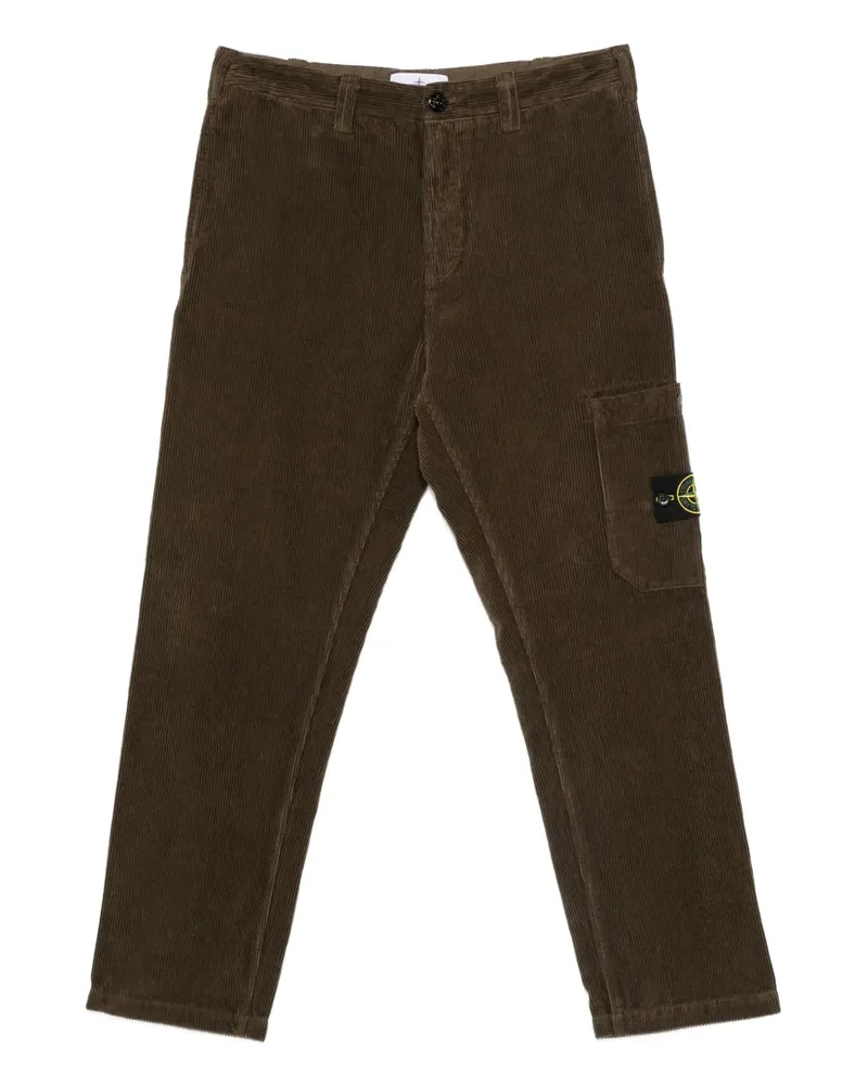 Stone Island Hose aus Cord - Grün Grün