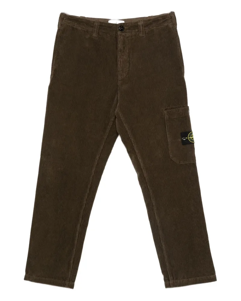 Stone Island corduroy trousers - Grün Grün