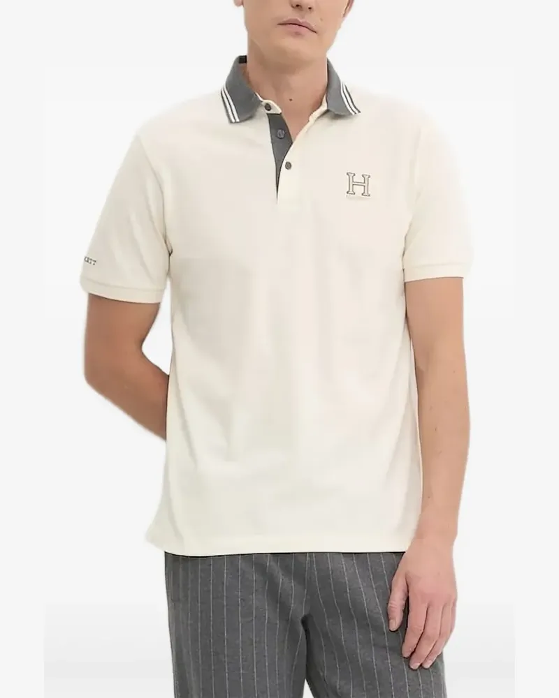 Hackett Klassisches Poloshirt - Nude Nude