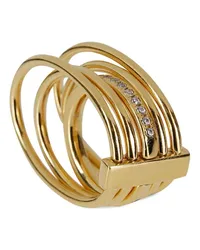 PANCONESI Solar Crystal Ring Gold