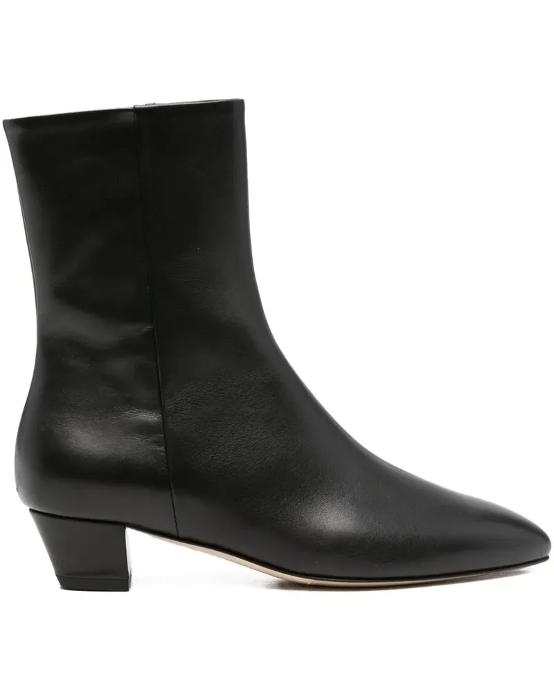 aeyde Stiefeletten mit spitzer Kappe - Schwarz Schwarz
