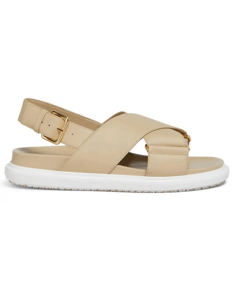 Marni Sandalen aus Leder - Nude Nude