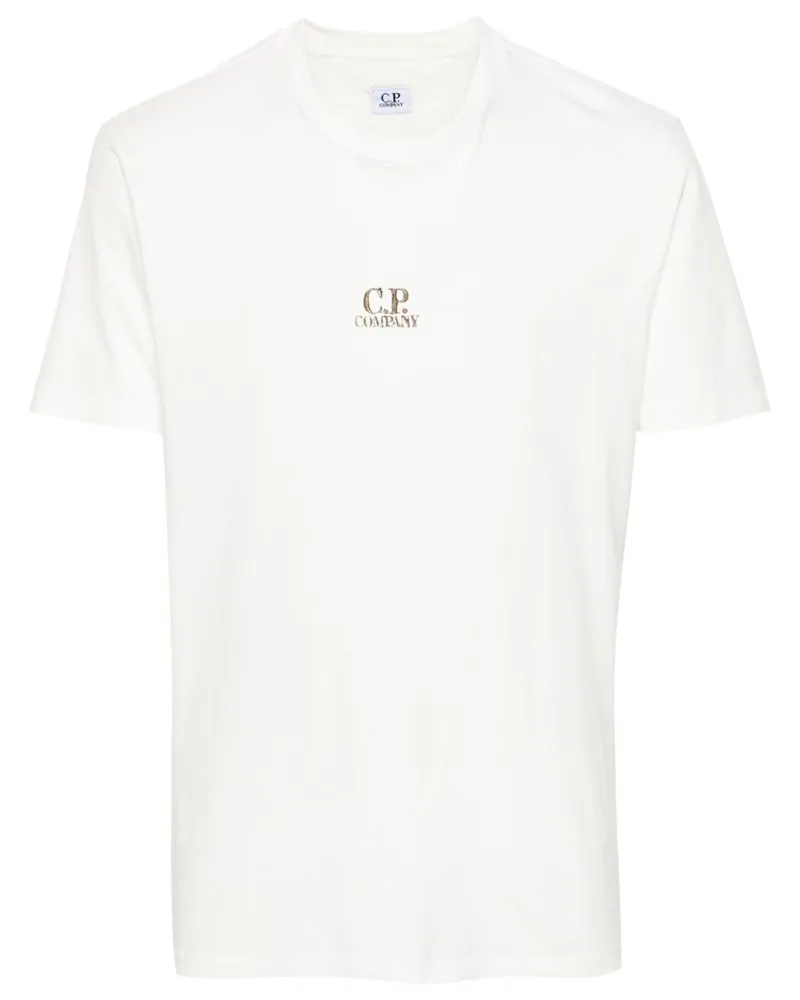 C.P. Company T-Shirt mit Logo-Print - Weiß Weiß
