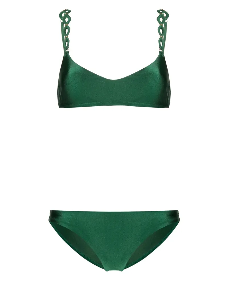 Zimmermann August Diamond Bikini - Grün Grün