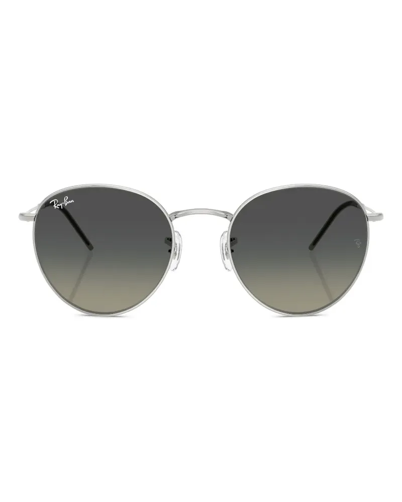 Ray Ban Reverse Sonnenbrille mit rundem Gestell - Schwarz Schwarz