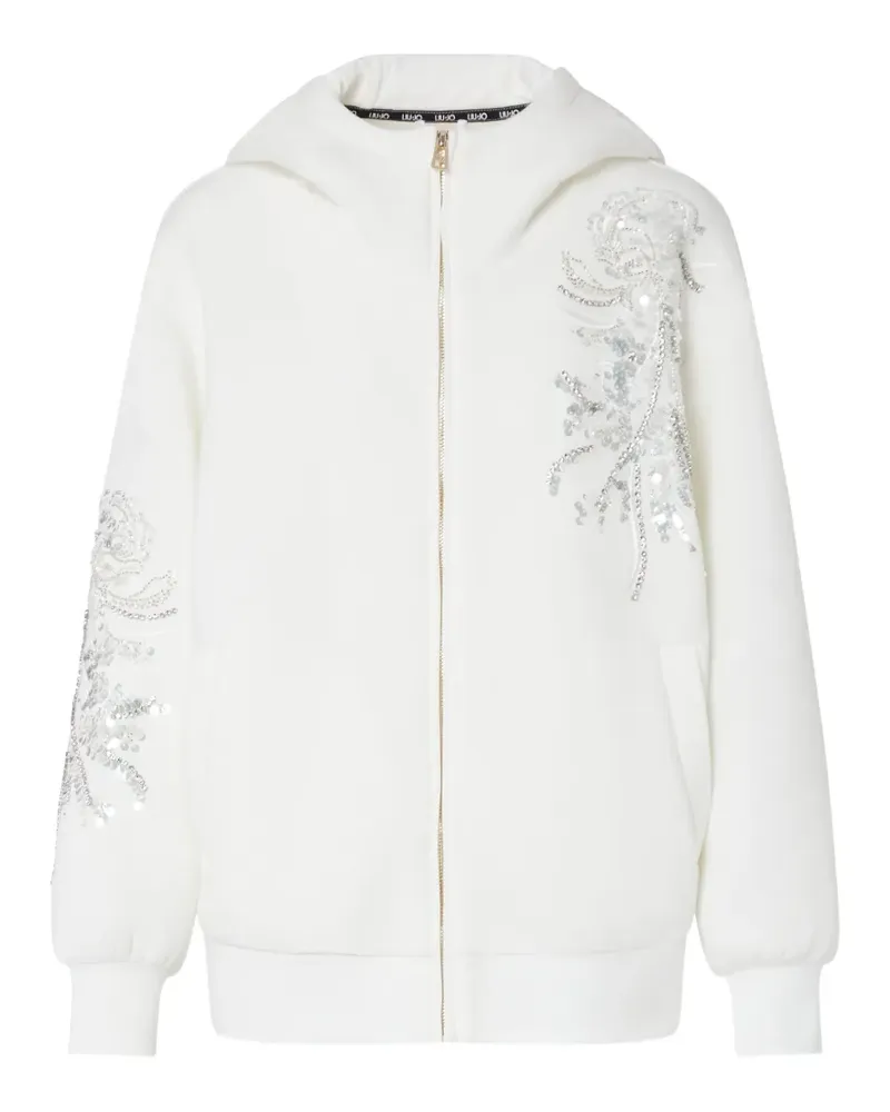 Liu Jo oversized jacket with jewel embroidery - Weiß Weiß