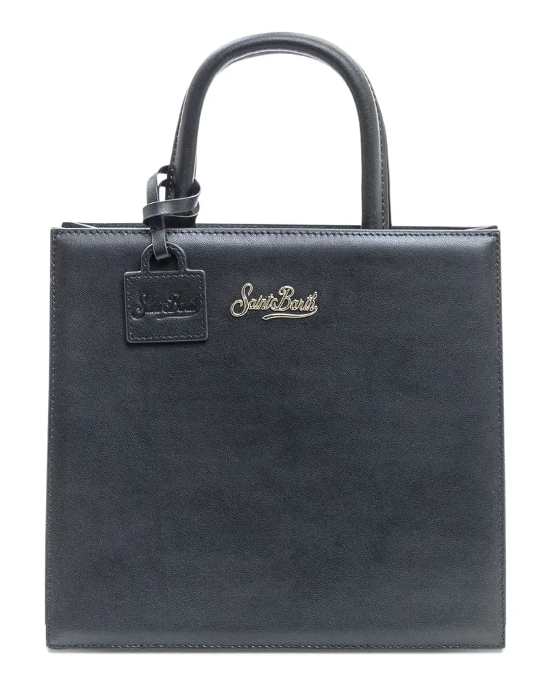 MC2 Saint Barth Satchel-Tasche mit Logo-Detail - Schwarz Schwarz