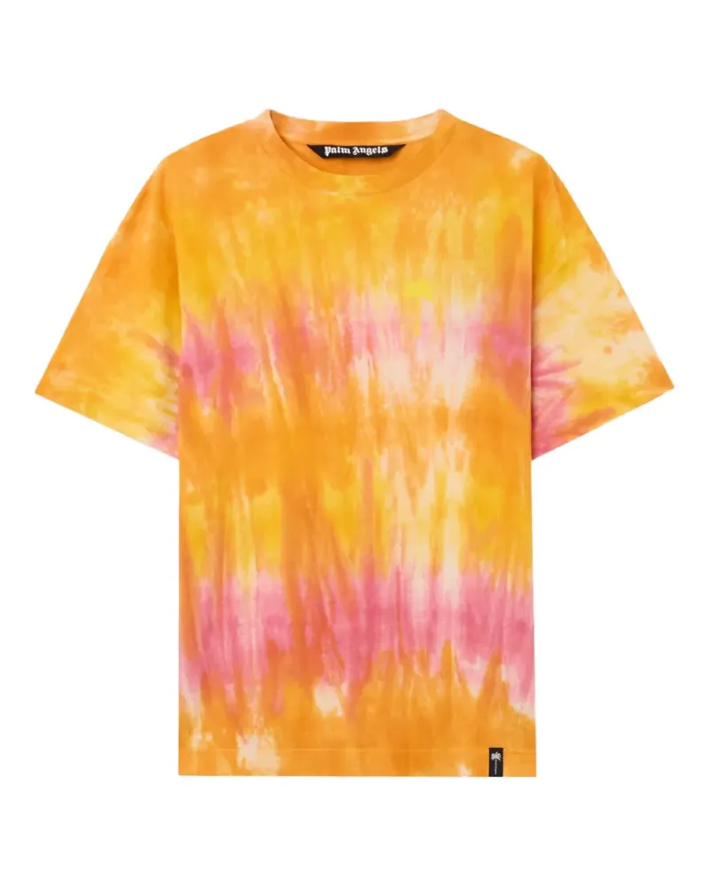 Palm Angels x Hï Ibiza T-Shirt mit Batikmuster - Orange Orange