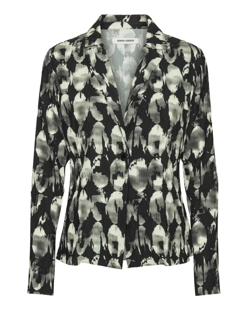 Henrik Vibskov plissé blazer - Schwarz Schwarz