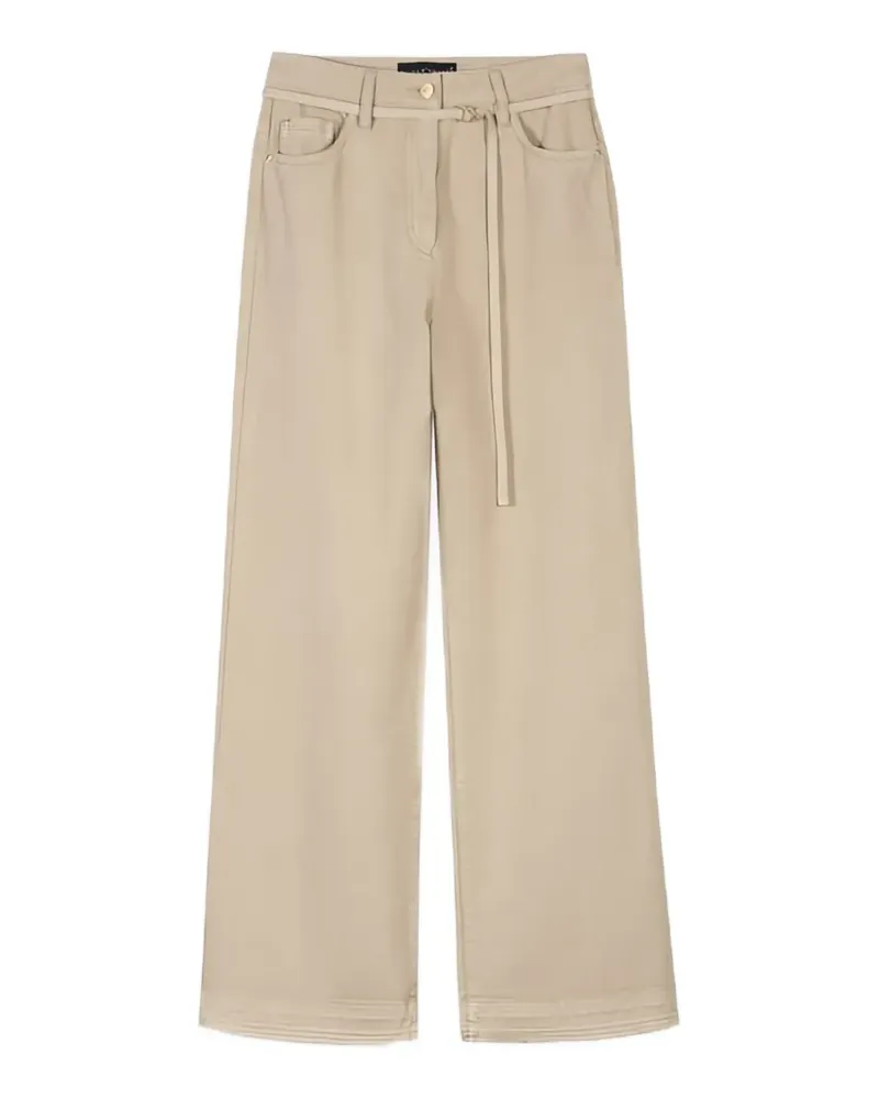 Luisa Cerano waist tie jeans - Nude Nude