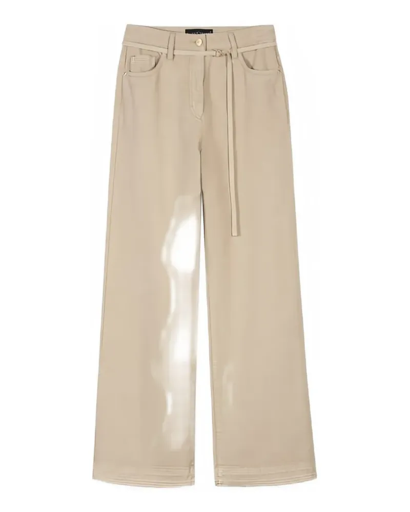 Luisa Cerano waist tie jeans - Nude Nude