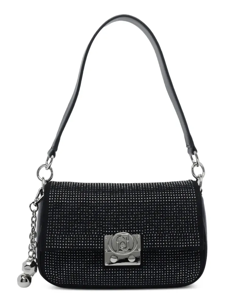 Liu Jo Schultertasche mit Strass - Schwarz Schwarz