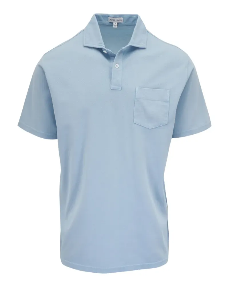 Peter Millar Gestricktes Poloshirt - Blau Blau