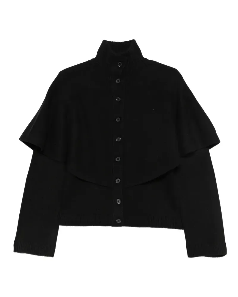 Vince Cardigan mit Rüsche - Schwarz Schwarz