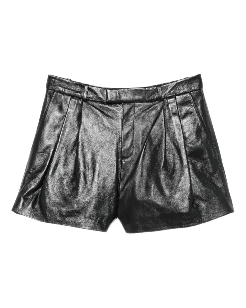 Arma Plissierte Shorts - Schwarz Schwarz