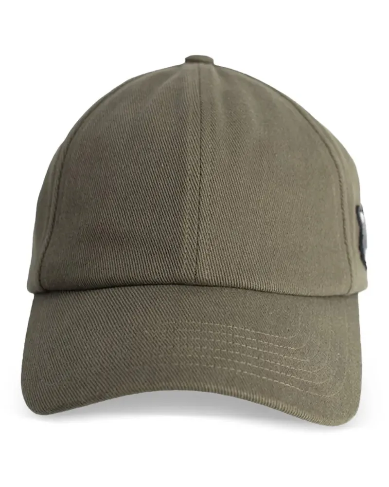 Kitsuné fox-patch baseball cap - Grün Grün