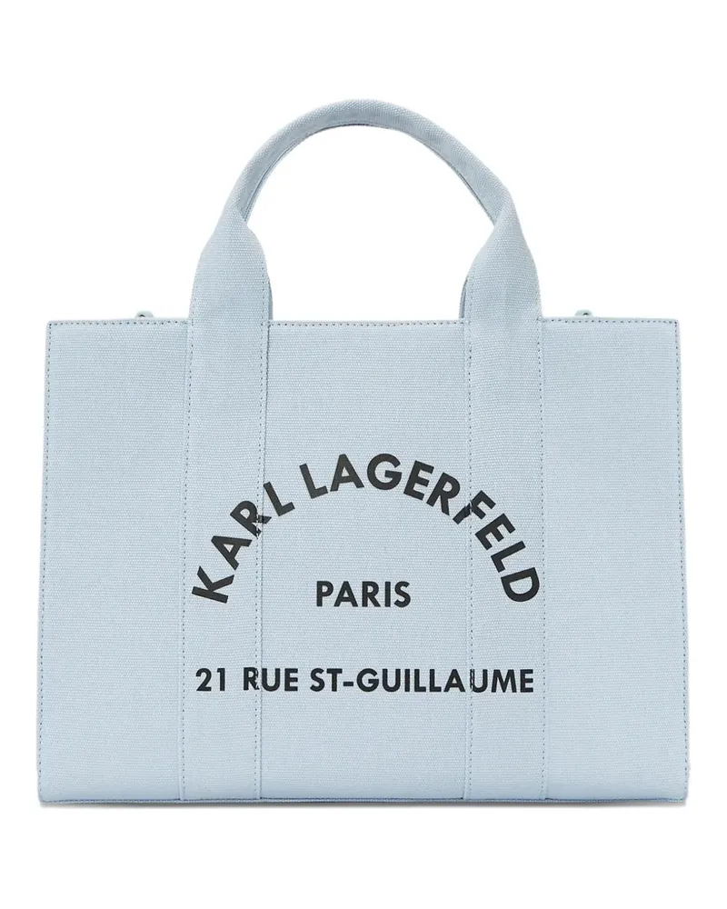 Karl Lagerfeld Mittelgroße Rue St-Guillaume Tote Bag - Blau Blau