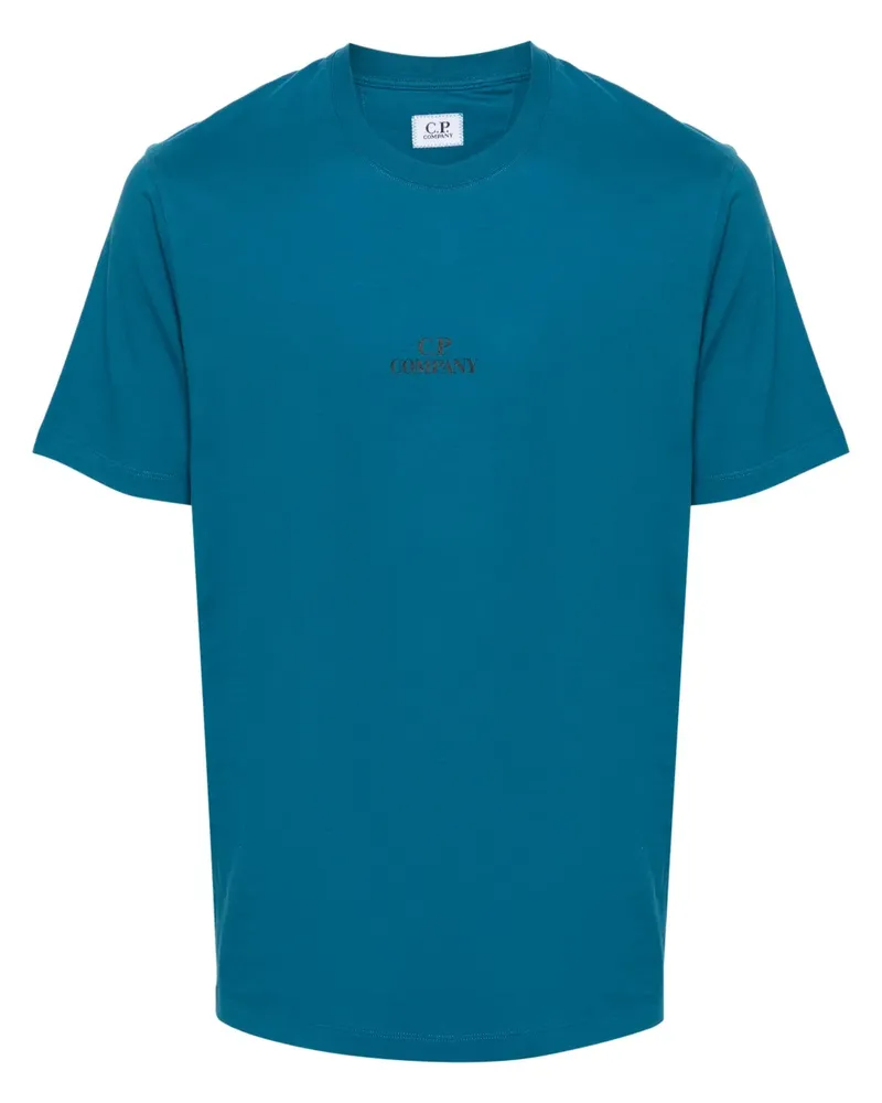 C.P. Company T-Shirt mit Logo-Print - Blau Blau