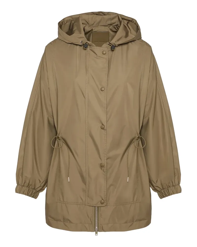 Yves Salomon Jacke mit Kapuze - Grün Grün