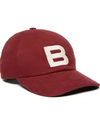 Bally Baseballkappe mit Logo-Stickerei Rot