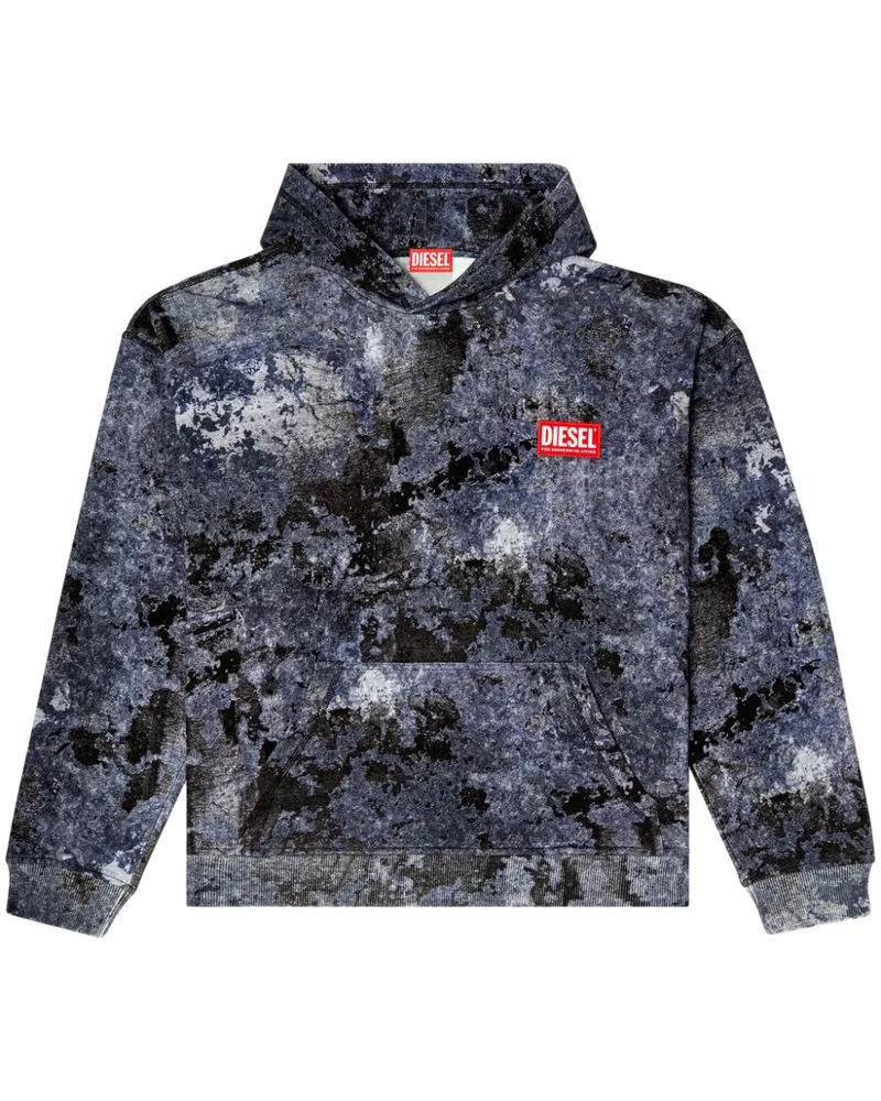 Diesel S-BOXT-HOOD-R8 Hoodie - Blau Blau