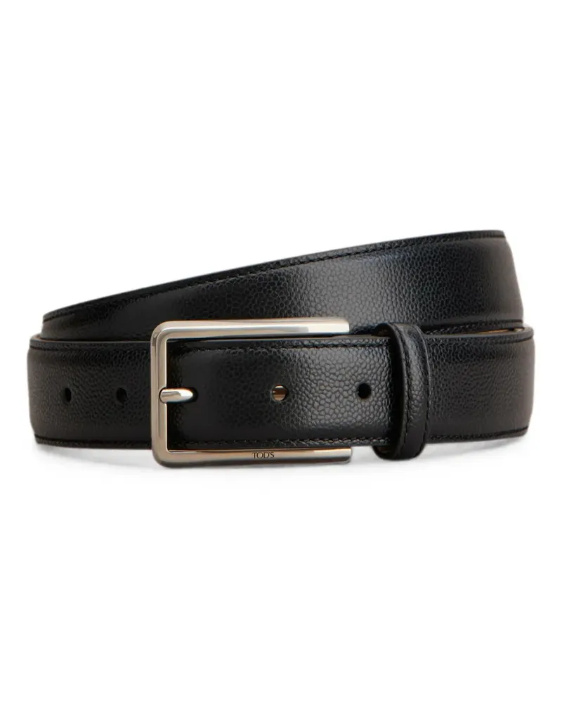 TOD'S Ledergürtel - Schwarz Schwarz