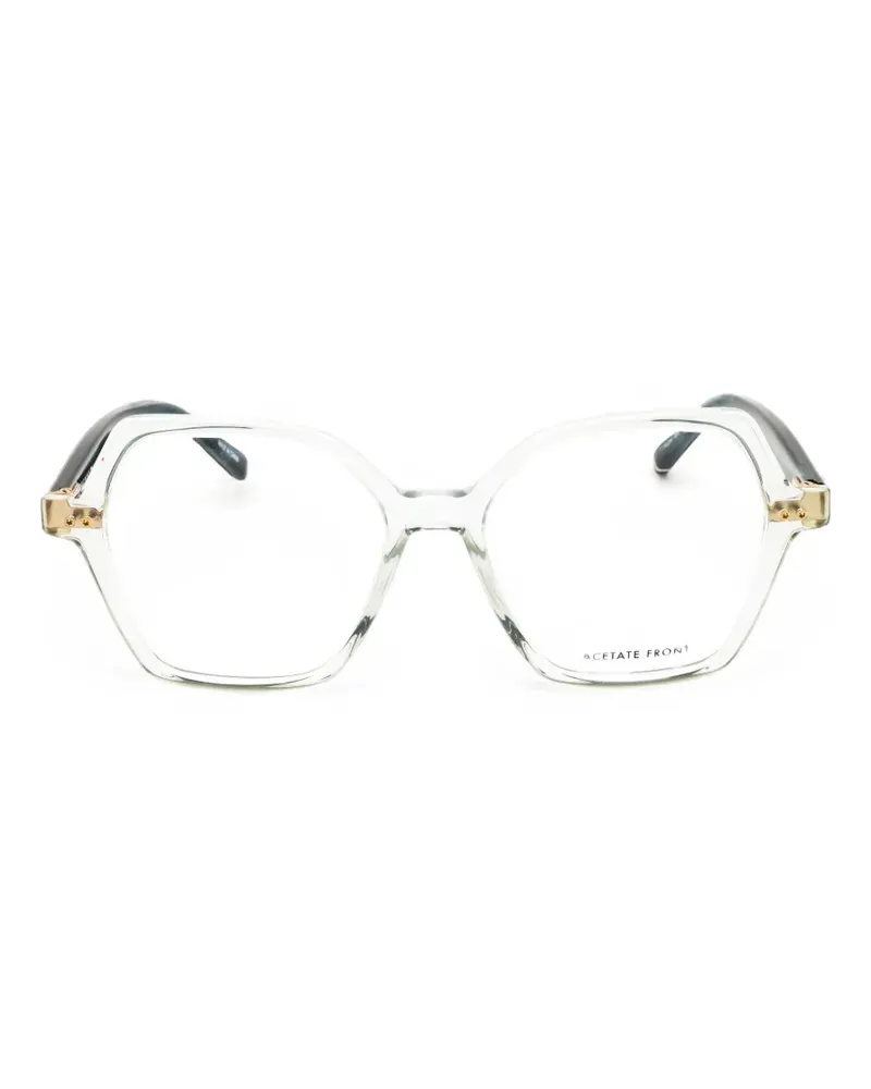 Tommy Hilfiger Brille mit geometrischem Gestell - Weiß Weiß