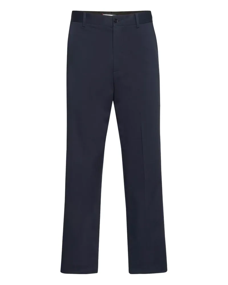 Philipp Plein Hose mit Logo-Schild - Blau Blau