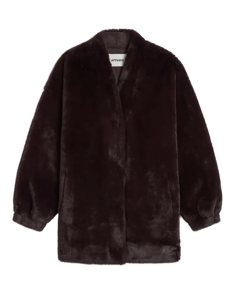 APPARIS Jane Jacke aus Faux Fur - Braun Braun