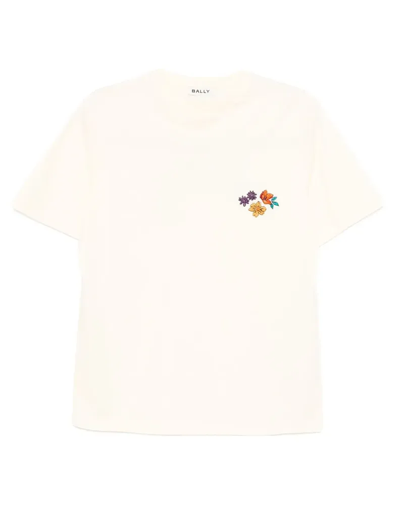 Bally T-Shirt mit Logo-Print - Gelb Gelb