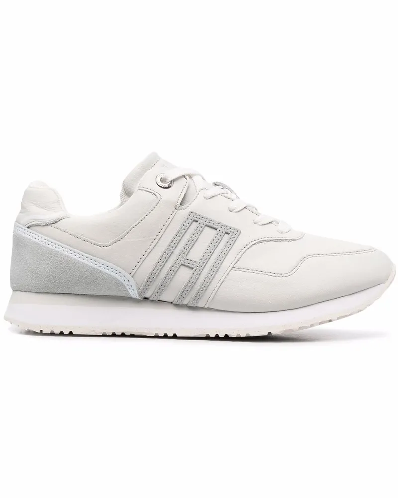 Tommy Hilfiger Sneakers mit Logo-Patch - Grau Grau