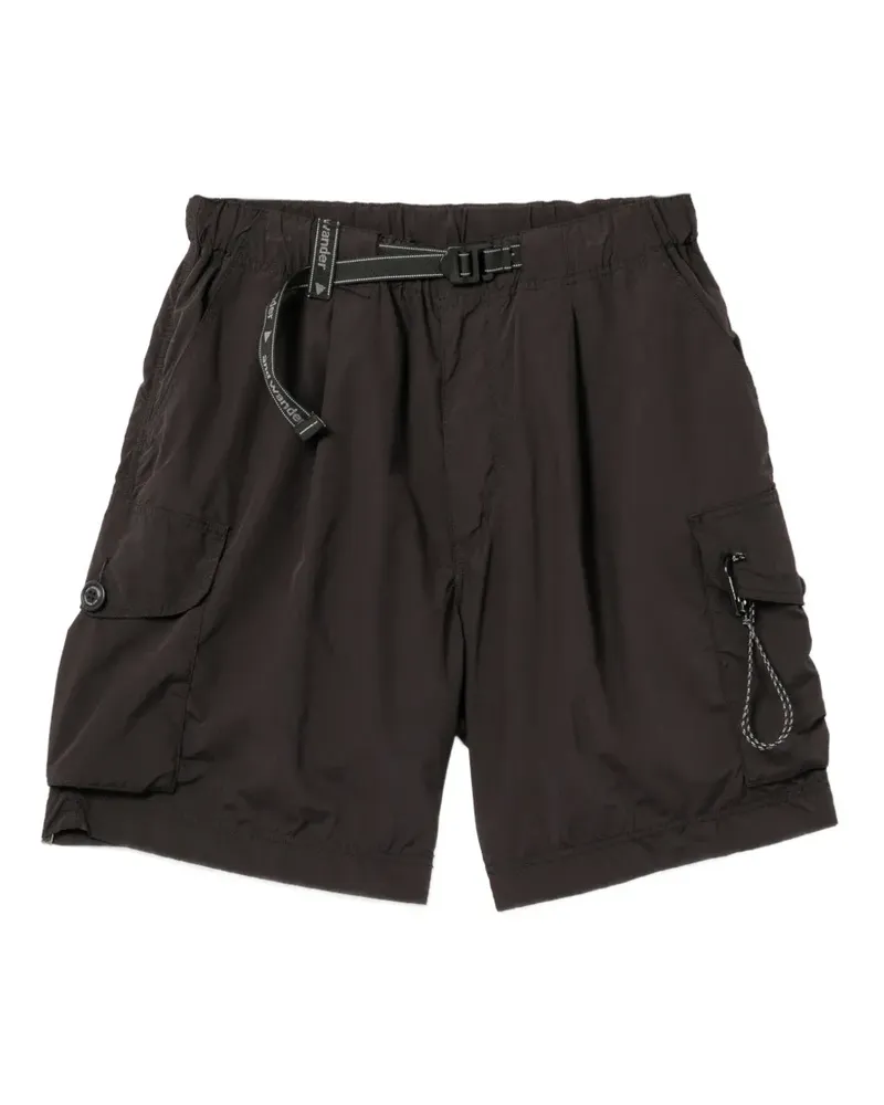 and wander Shorts mit aufgesetzten Taschen - Schwarz Schwarz