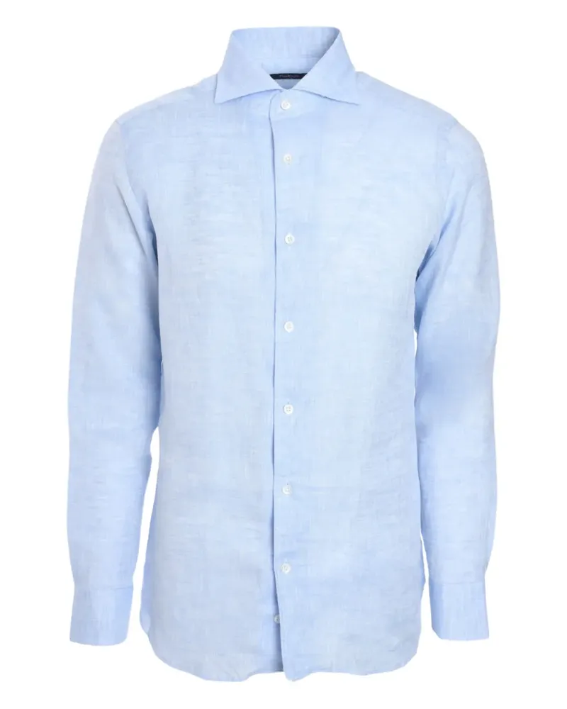Tombolini Hemd aus Leinen - Blau Blau