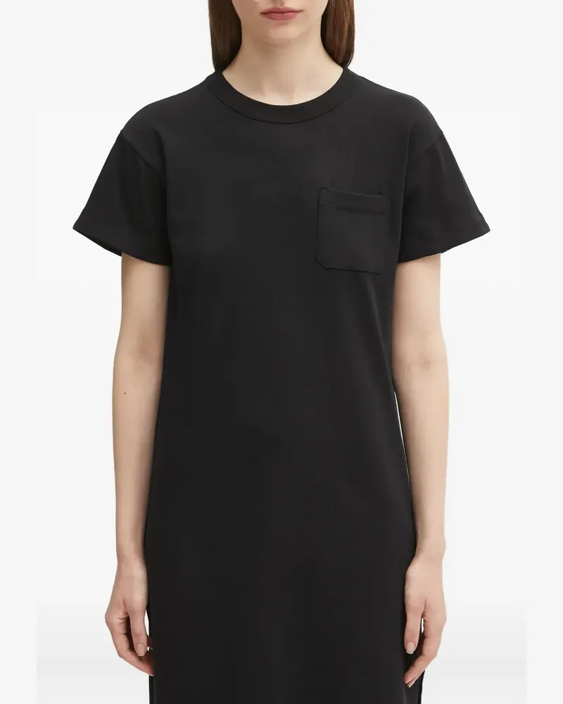 Fiorucci T-Shirtkleid mit Taschen - Schwarz Schwarz