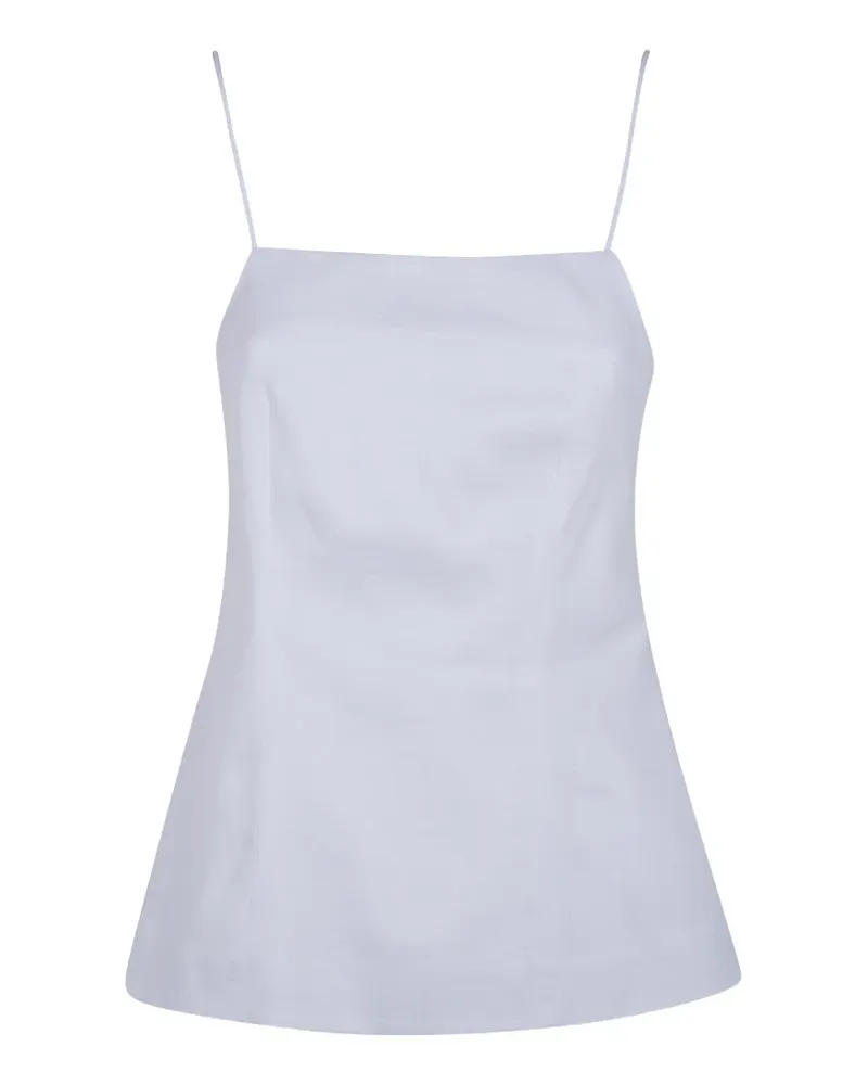 Semicouture Columbine open-back top - Weiß Weiß