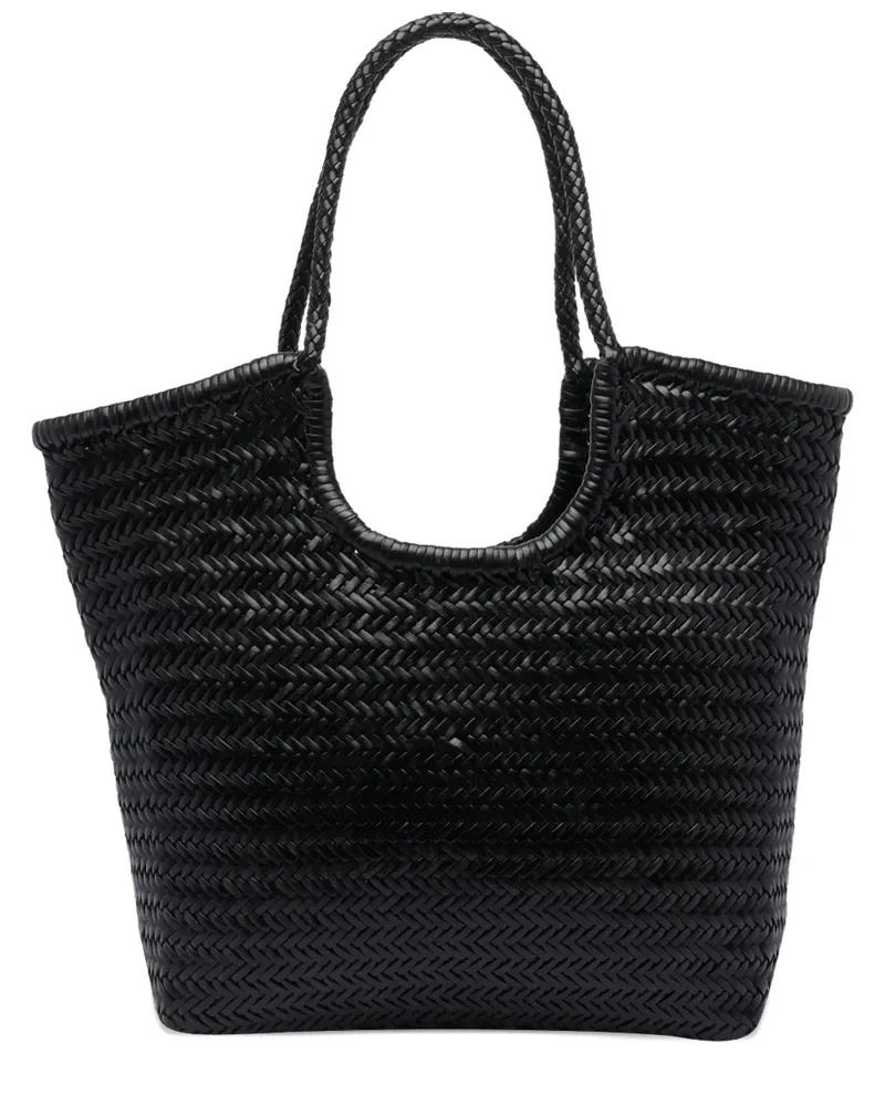 Dragon Diffusion Shopper mit Webmuster - Schwarz Schwarz