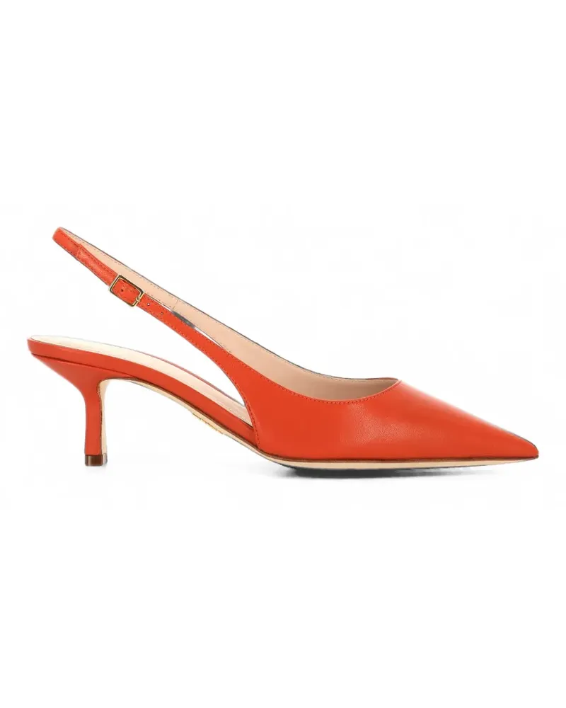Rodo pointed-toe slingback pumps - Orange Orange