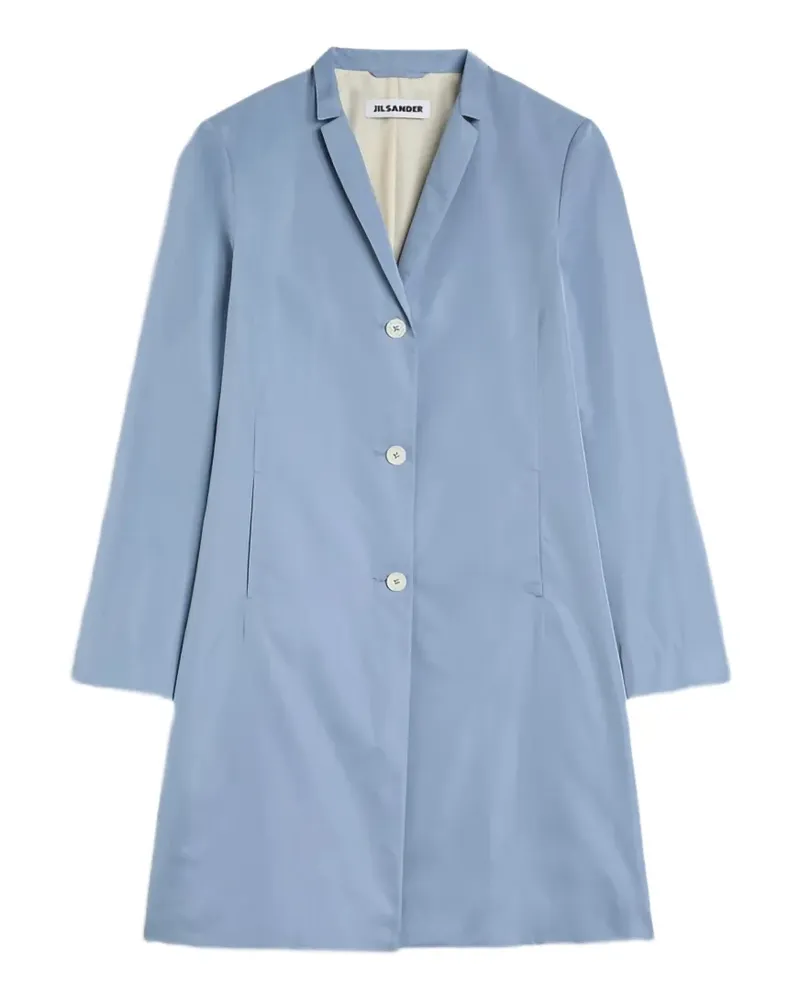 Jil Sander Schmaler Radzmir Mantel - Blau Blau
