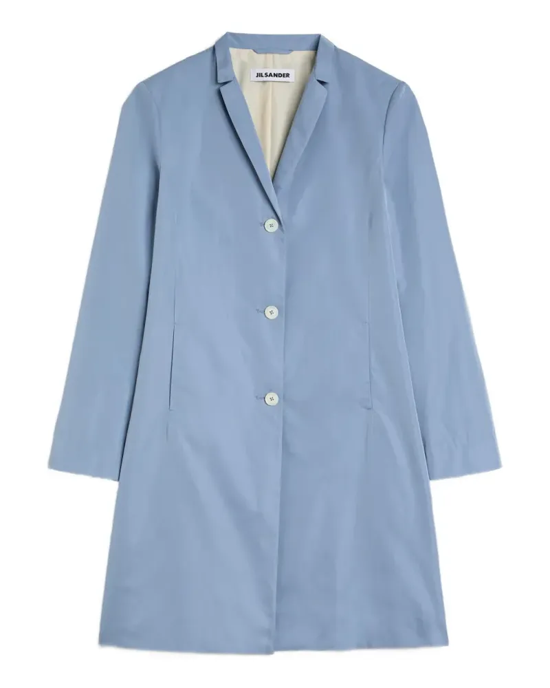 Jil Sander Schmaler Radzmir Mantel - Blau Blau
