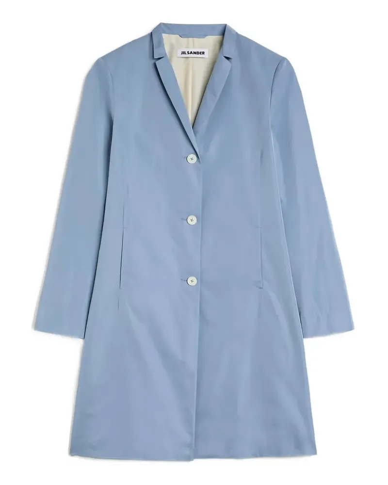 Jil Sander Schmaler Radzmir Mantel - Blau Blau