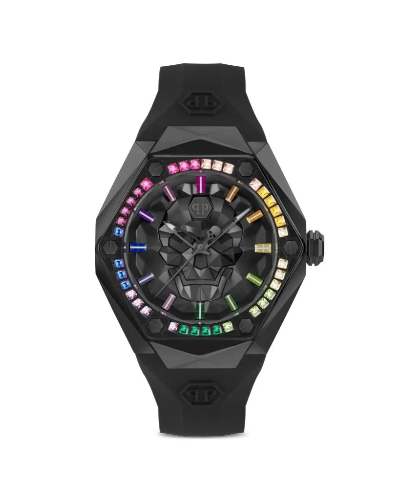 Philipp Plein kull Spikes 45mm - Schwarz Schwarz