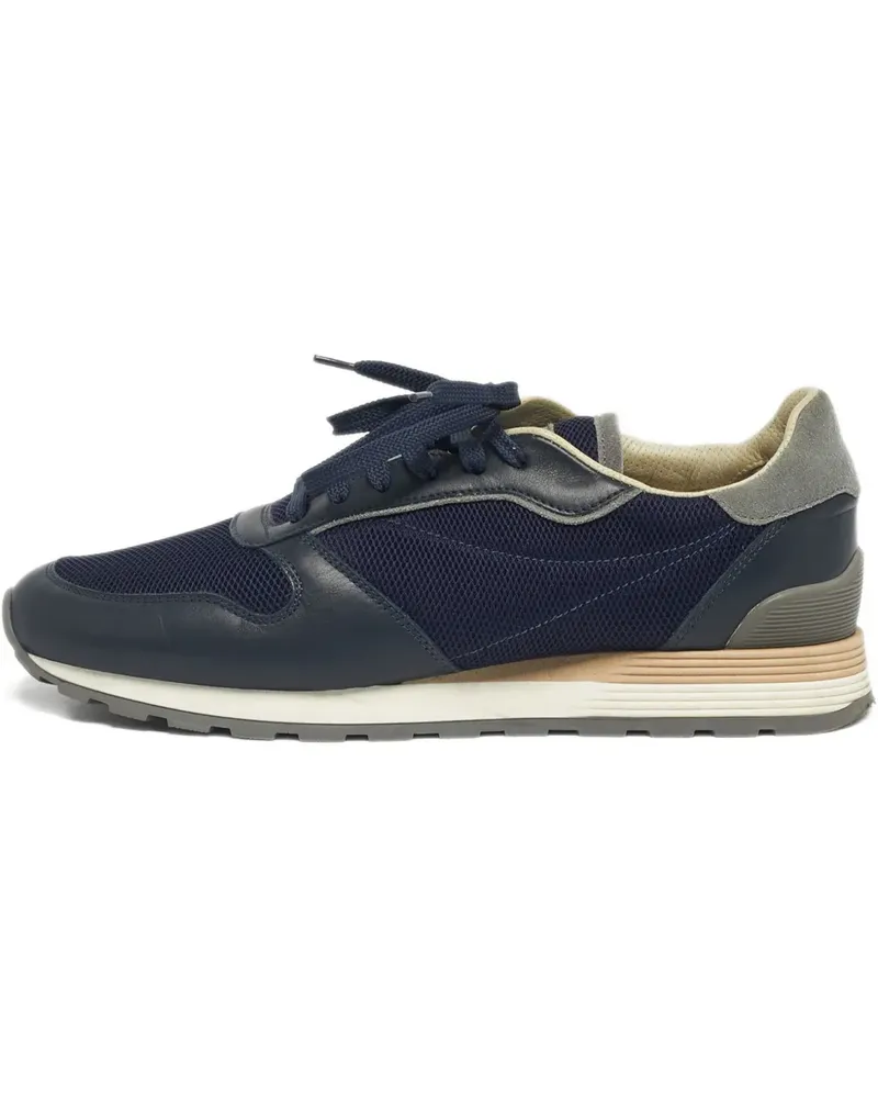 Brunello Cucinelli panelled sneakers - Blau Blau