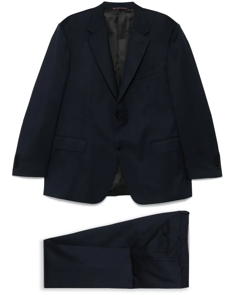 Canali Einreihiger Anzug - Blau Blau