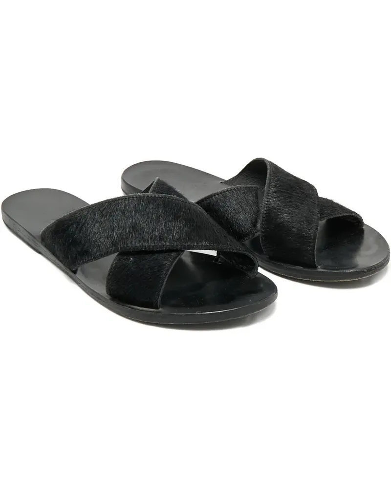 Ancient Greek Sandals crossover-strap sandals - Schwarz Schwarz