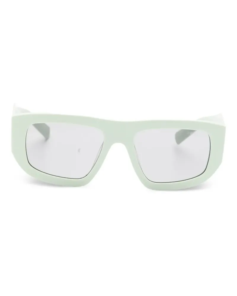 Prada geometric-frame sunglasses - Grün Grün